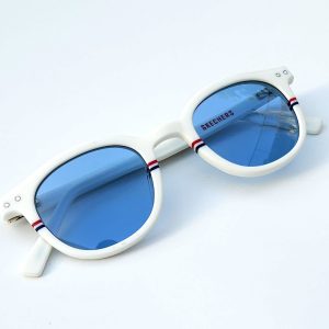SKECHERS round polarised sunglasses for men and women