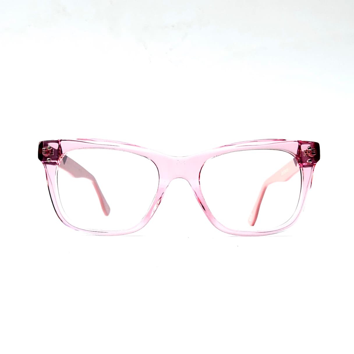 Skechers SKS 1007 Designer Cat-Eye Eyeglasses – Crystal Grey Acetate with Teal & Slate Blue Temples (Size: 51-20) - Image 4