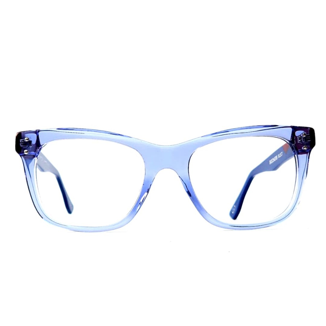 Skechers SKS 1007 Designer Cat-Eye Eyeglasses – Crystal Blue Acetate Frames with Two-Tone Temples (Size: 51-20) - Image 7