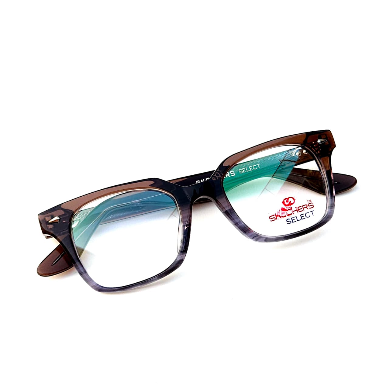 Skechers SKS 1009 Premium Square Eyeglasses – Gradient Acetate Frames for Men & Women (Size: 50-22) - Image 5