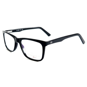 Square Acetate Eyeglasses Frame M-939 53-19 with Flexible Spring Hinges | Premium Full Rim Optical Frame