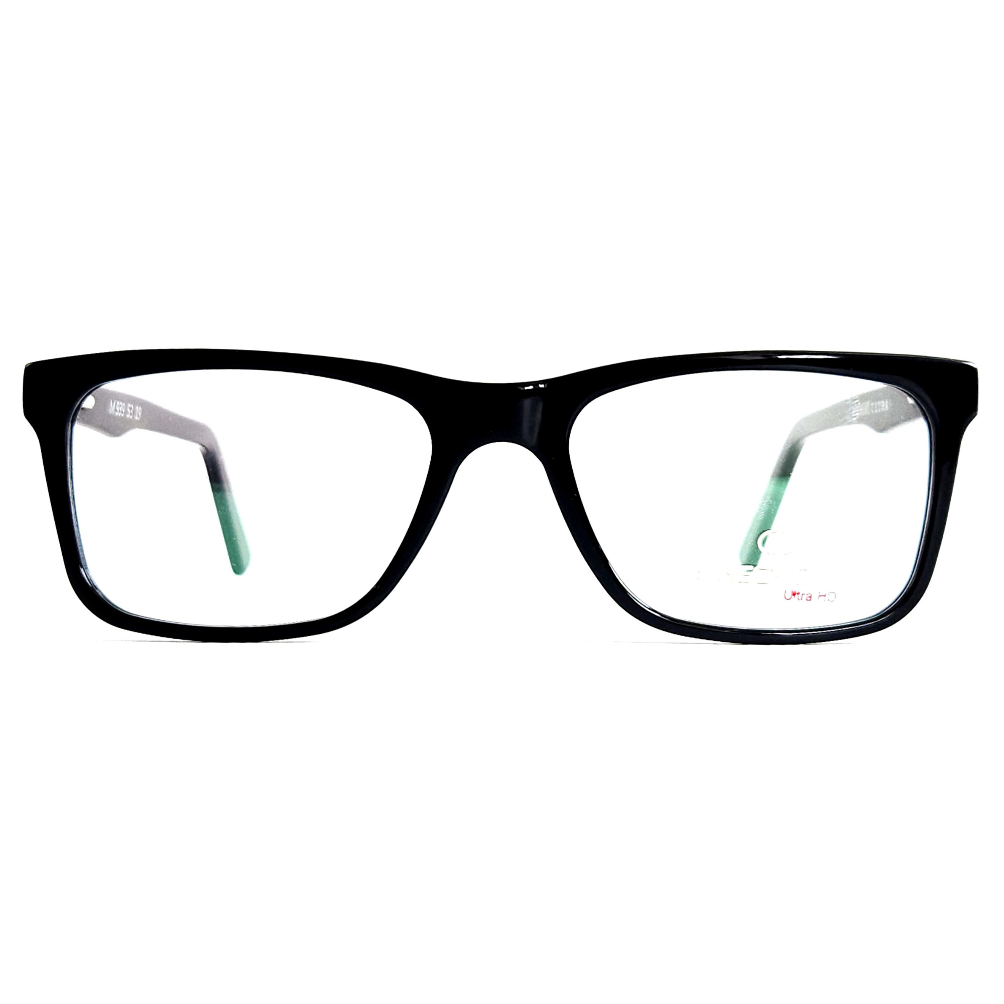 Square Acetate Eyeglasses Frame M-939 53-19 with Flexible Spring Hinges | Premium Full Rim Optical Frame - Image 4