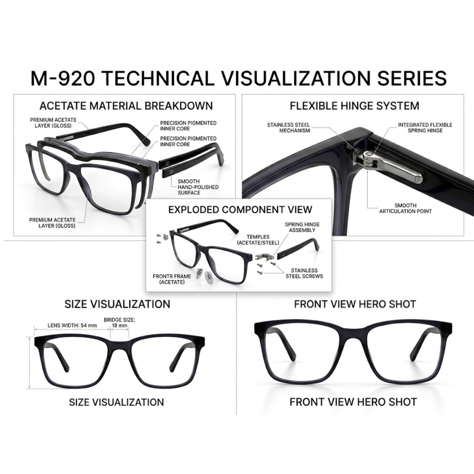 Skechers Ultra M-920 Premium Acetate Eyeglasses - Image 6