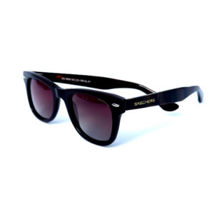 SKECHERS ROUND POLARISED SUNGLASSES FOR MEN BROWN