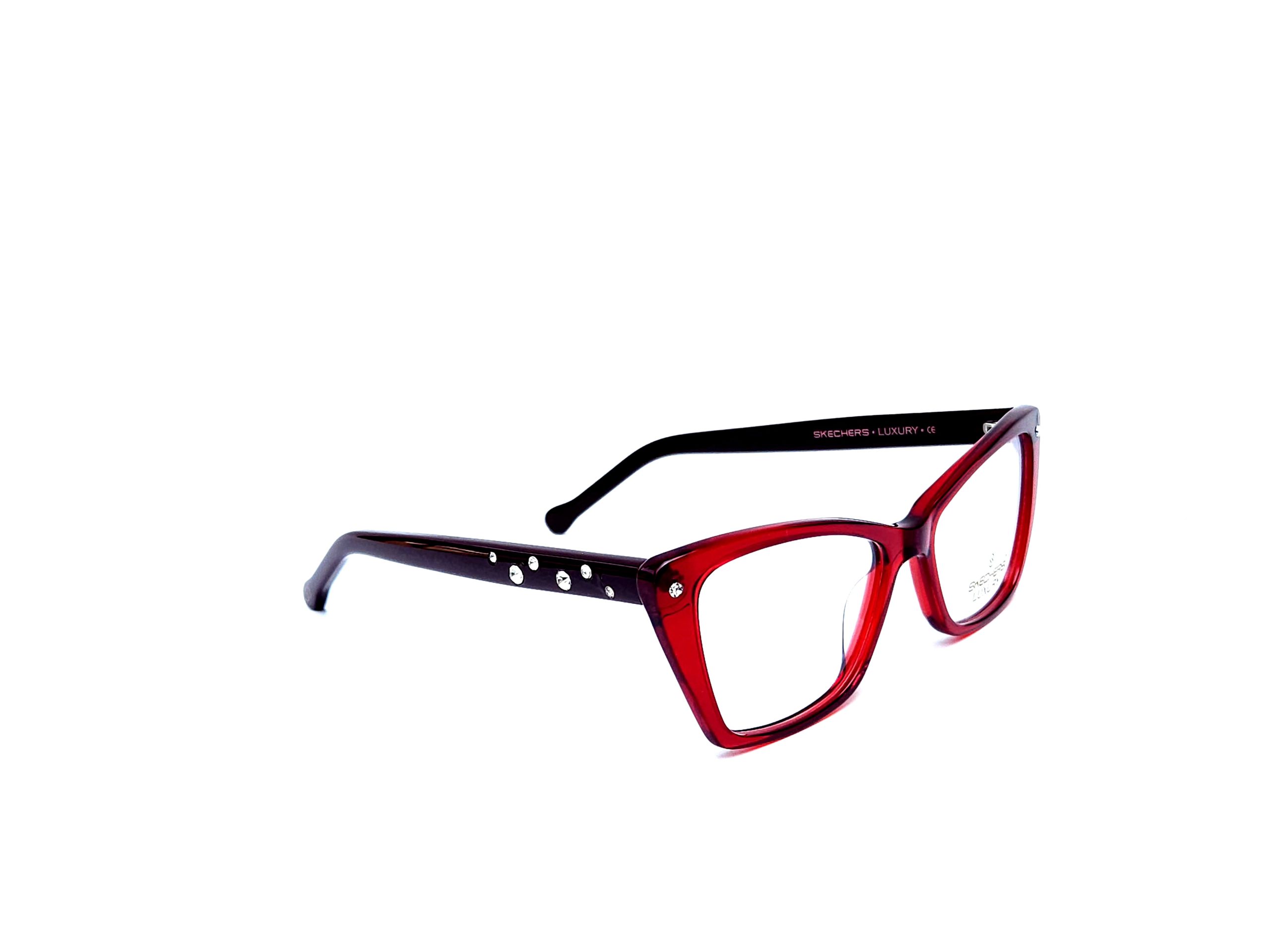 SKECHERS EYEWEAR – DESIGNER CATEYES FOR WOMEN RED - Image 5