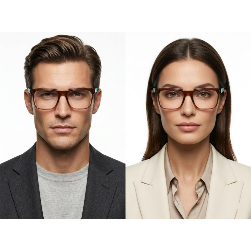 Skechers Men's Anti-Blue Light Rectangle Acetate Eyeglasses M741 53-20 - Image 6