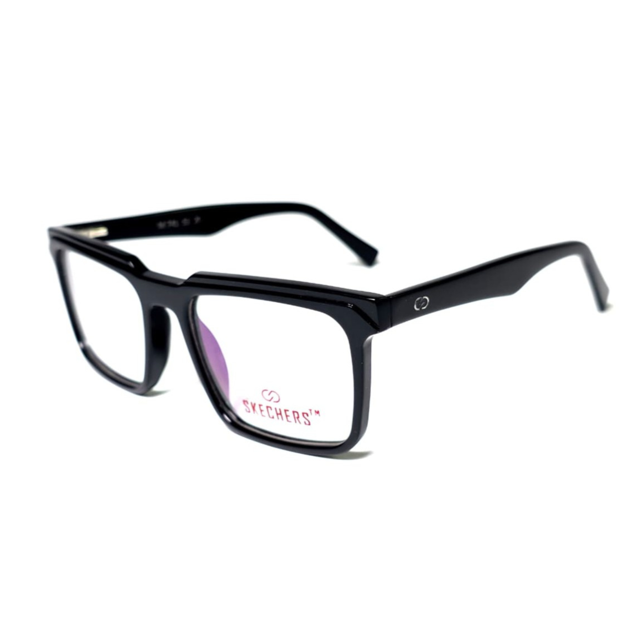 Skechers Men's Anti-Blue Light Rectangle Acetate Eyeglasses M741 53-20