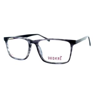 Skechers Men's Anti-Blue Light Rectangle Acetate Eyeglasses 669 54-18