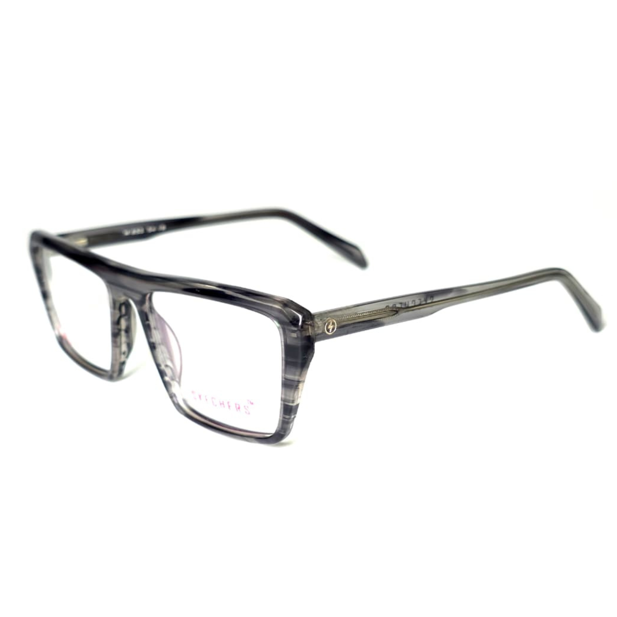 Skechers Men's Anti-Blue Light Rectangle Eyeglasses M653 53-18 Grey
