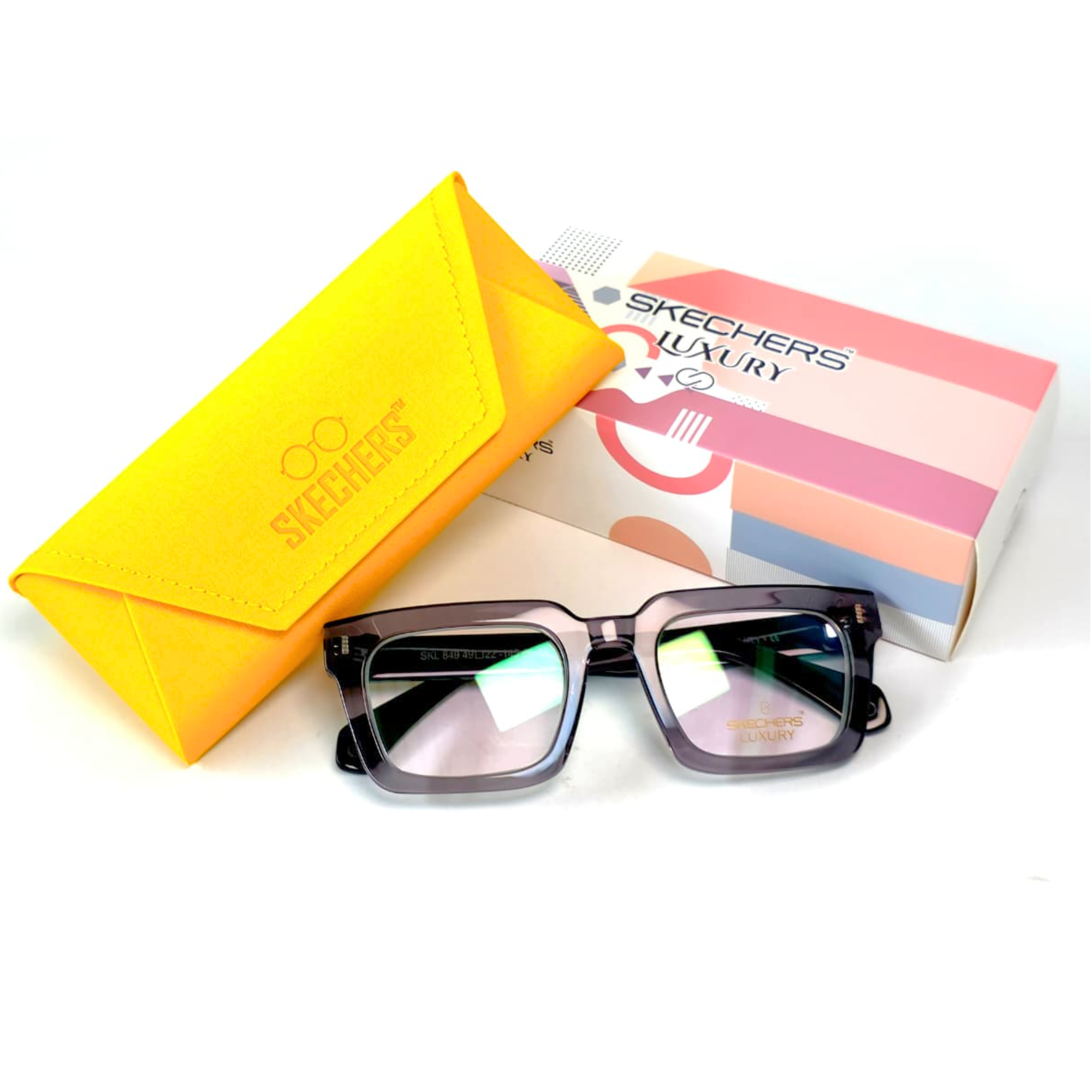 Skechers Luxury SKL849 Premium Acetate Rectangle Eyeglasses Frame | 49-22 - Image 6