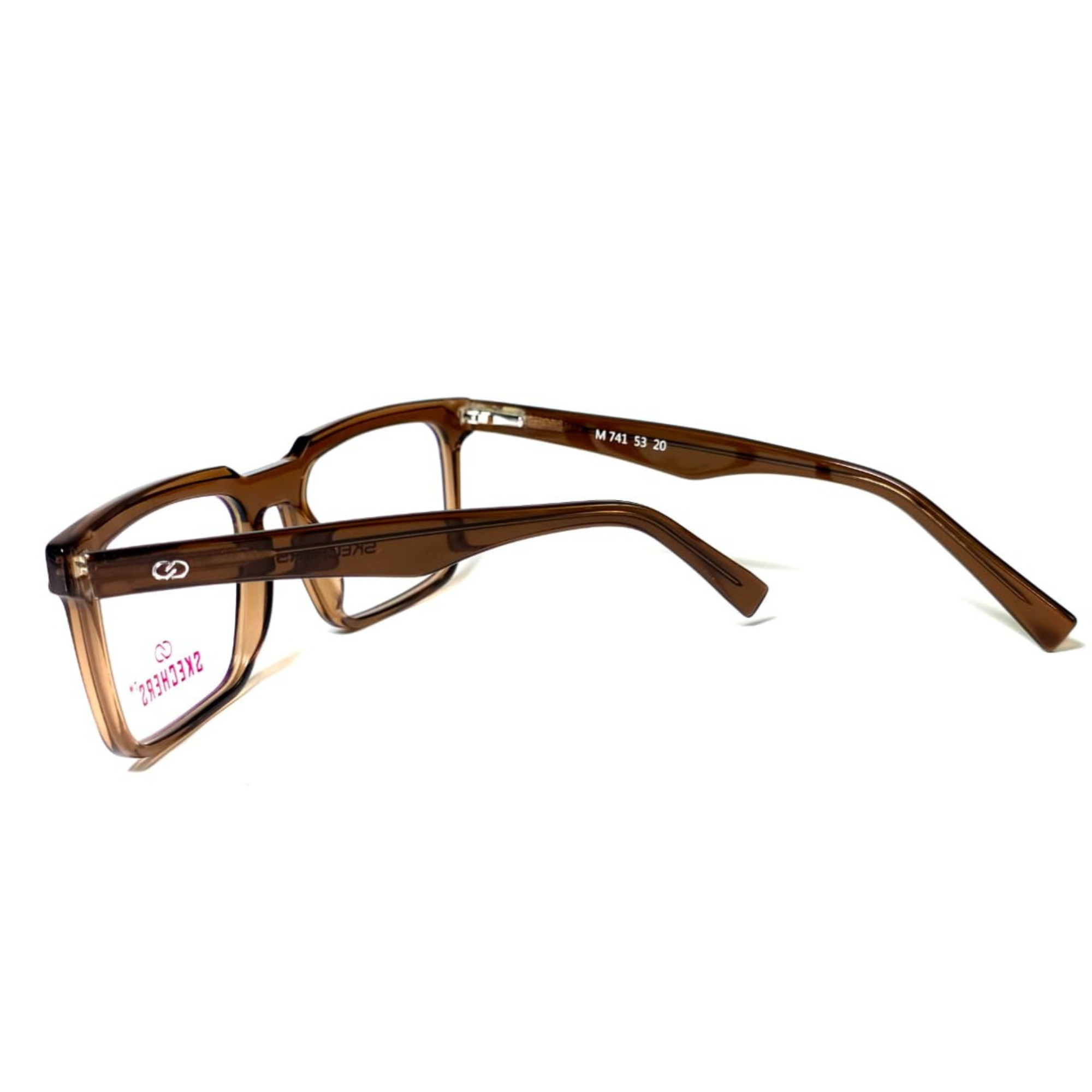 Skechers Men's Anti-Blue Light Rectangle Acetate Eyeglasses M741 53-20 - Image 2