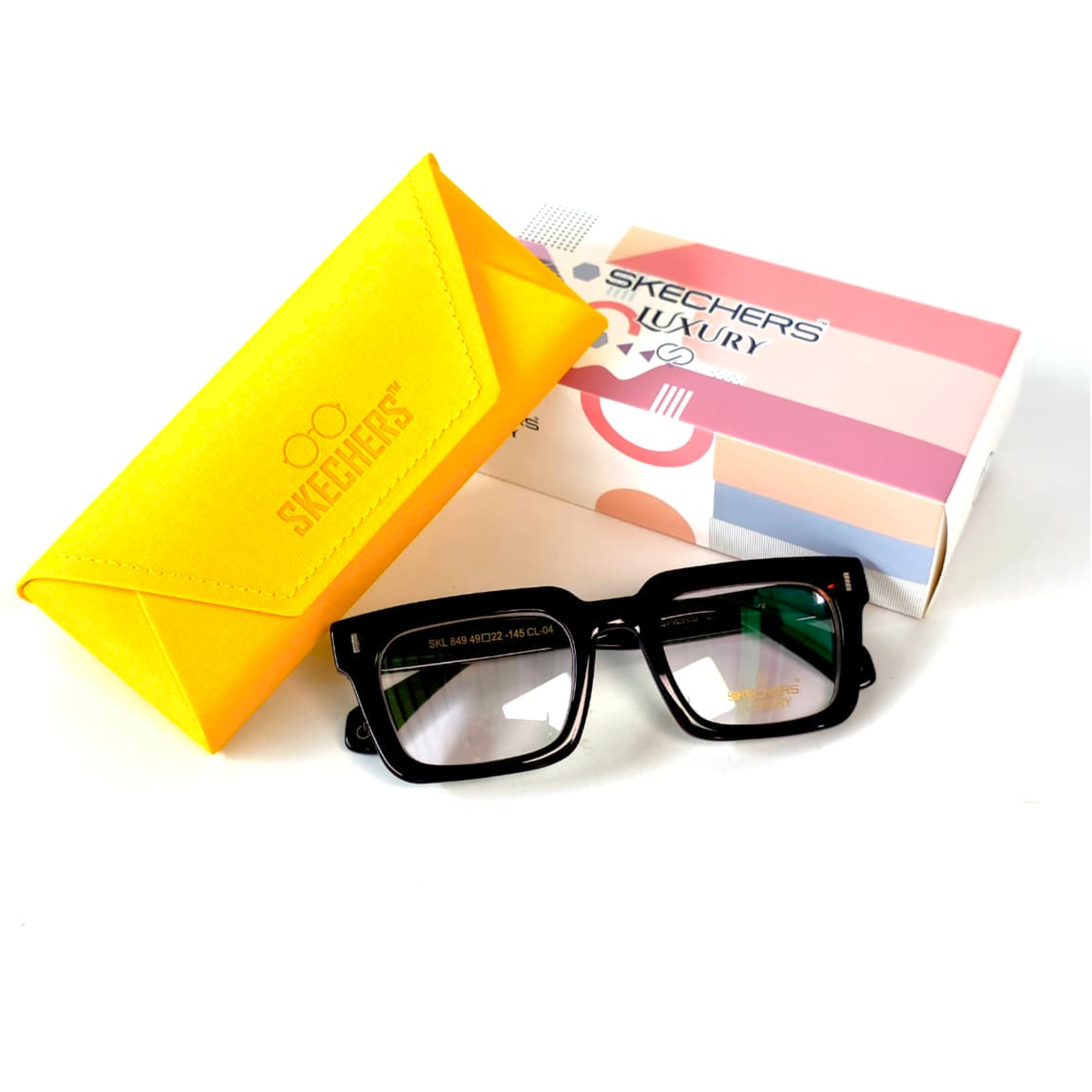 Skechers Luxury SKL849 Premium Acetate Rectangle Eyeglasses Frame | 49-22 - Image 5