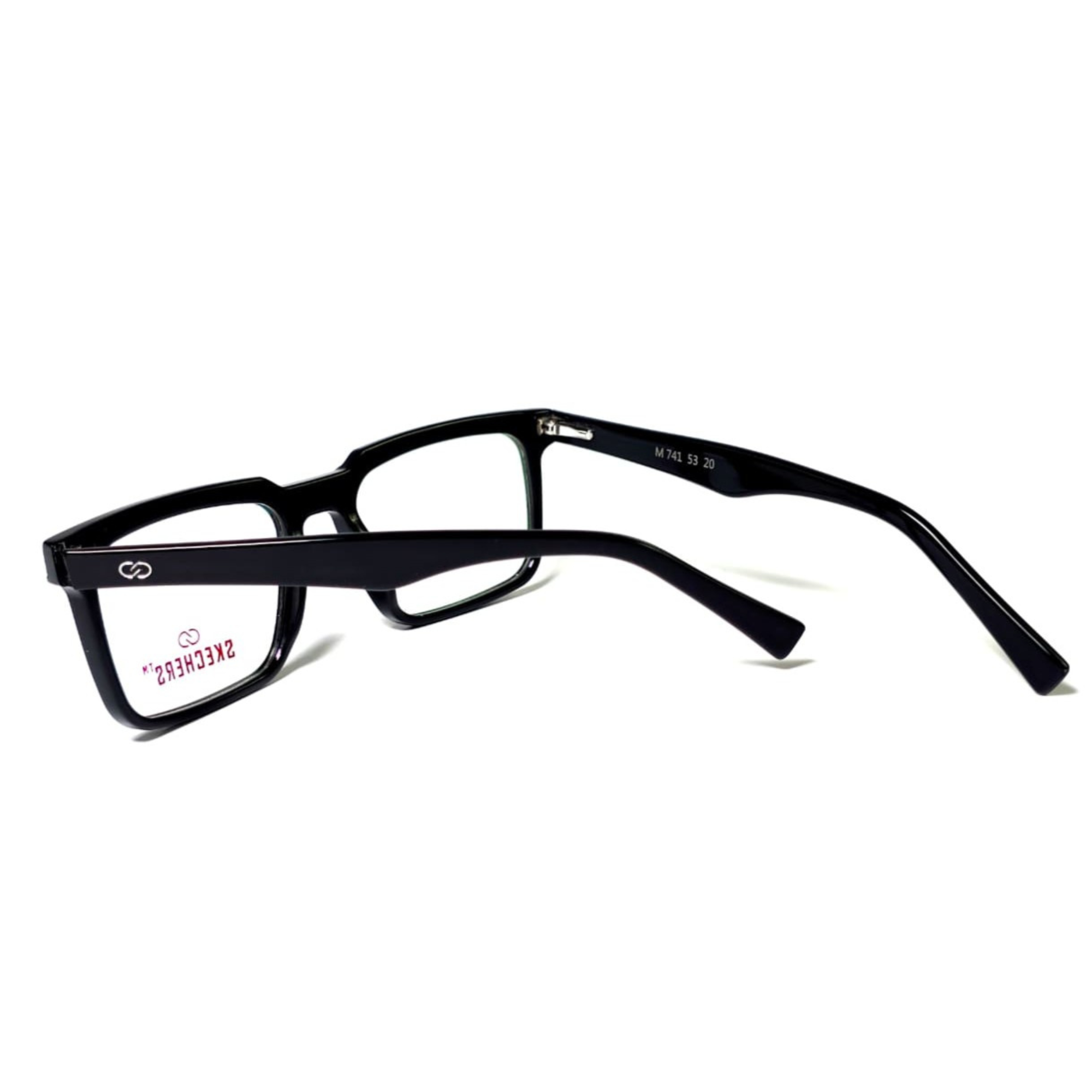 Skechers Men's Anti-Blue Light Rectangle Acetate Eyeglasses M741 53-20 - Image 3