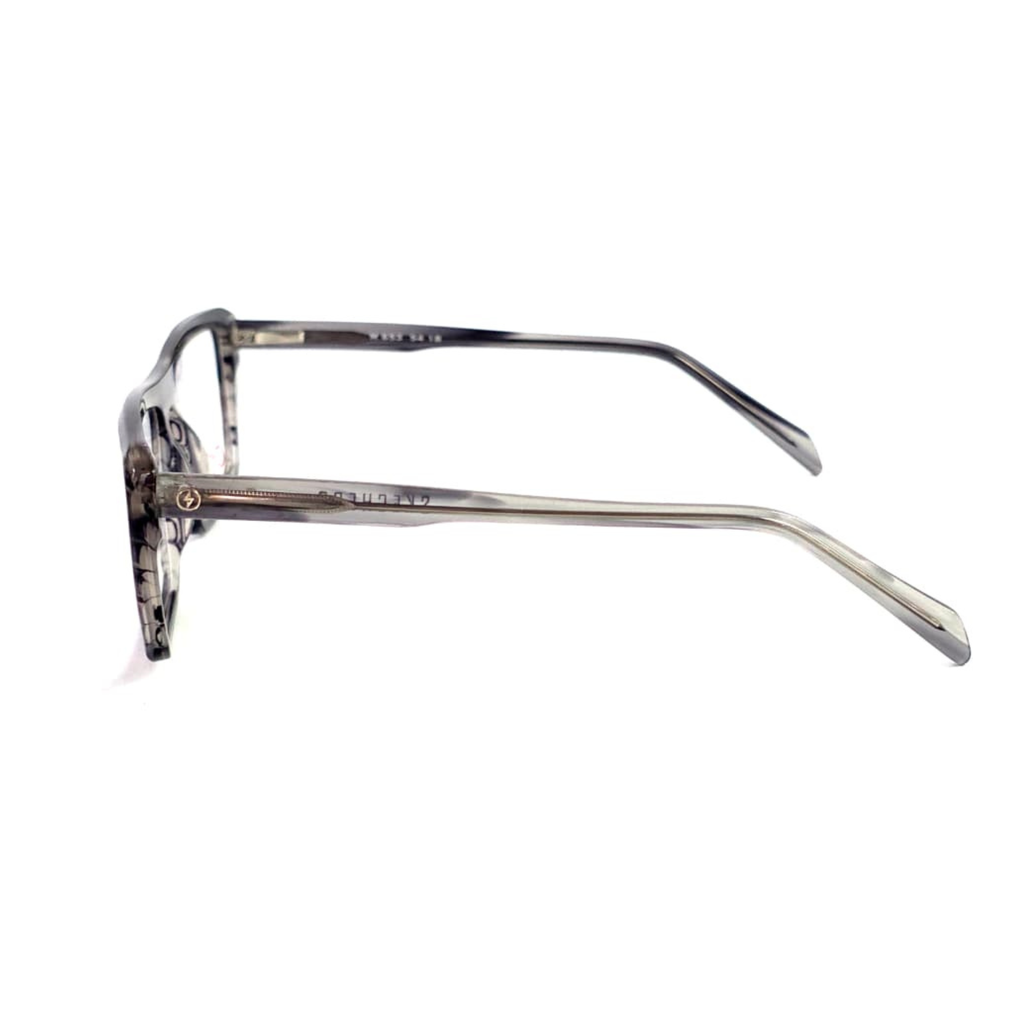 Skechers Men's Anti-Blue Light Rectangle Eyeglasses M653 53-18 Grey - Image 3