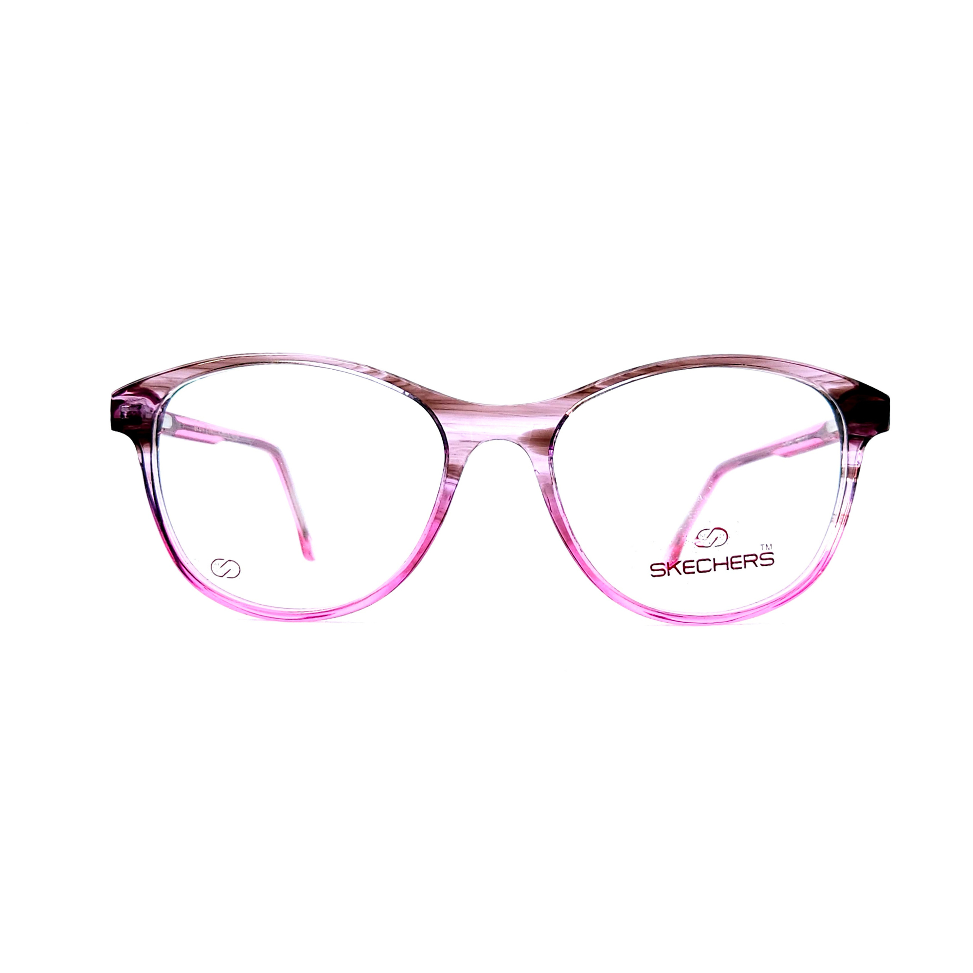 Skechers Women's Anti-Blue Light Round Eyeglasses M614 52-19 - Image 4