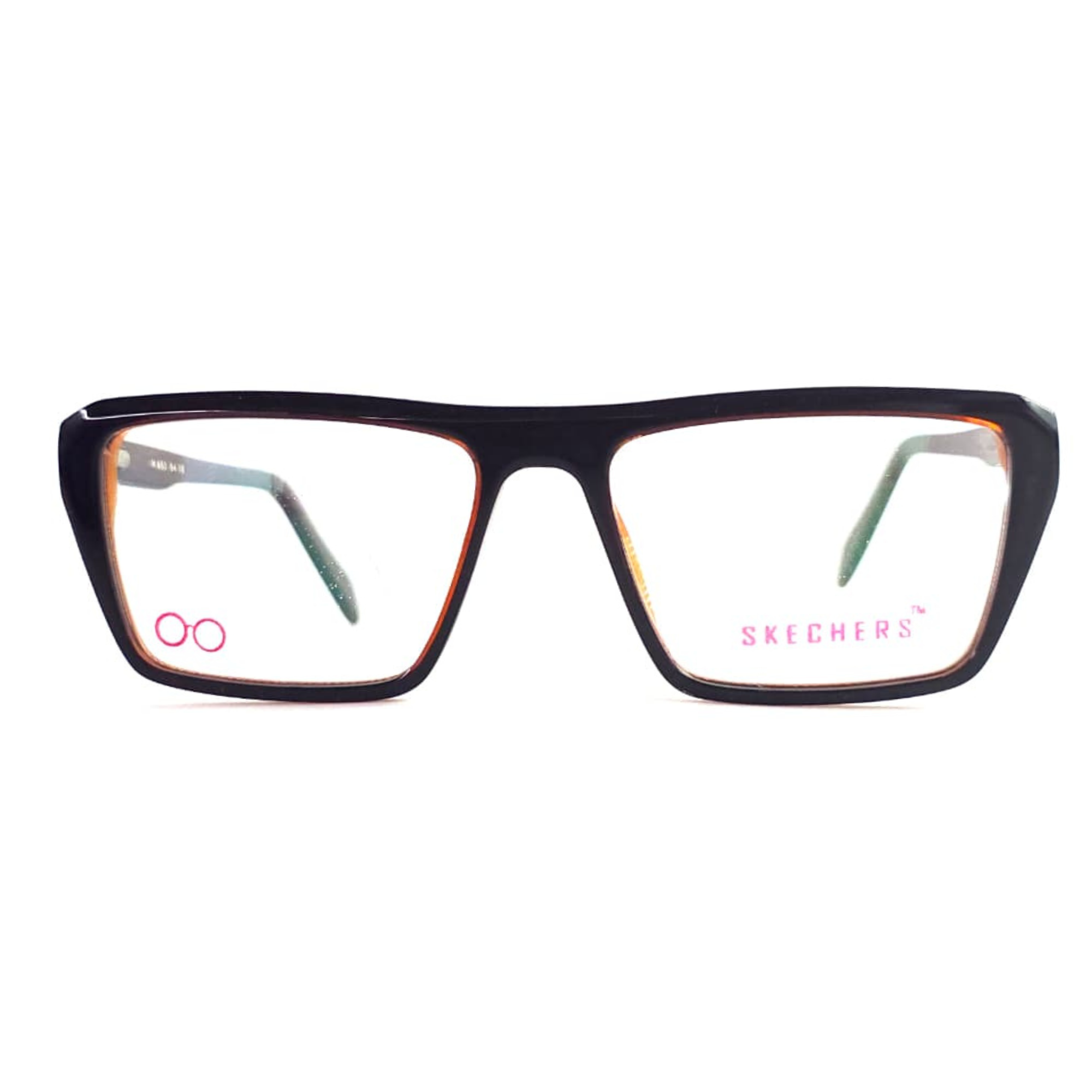 Skechers Men's Anti-Blue Light Rectangle Eyeglasses M653 53-18 Brown - Image 4