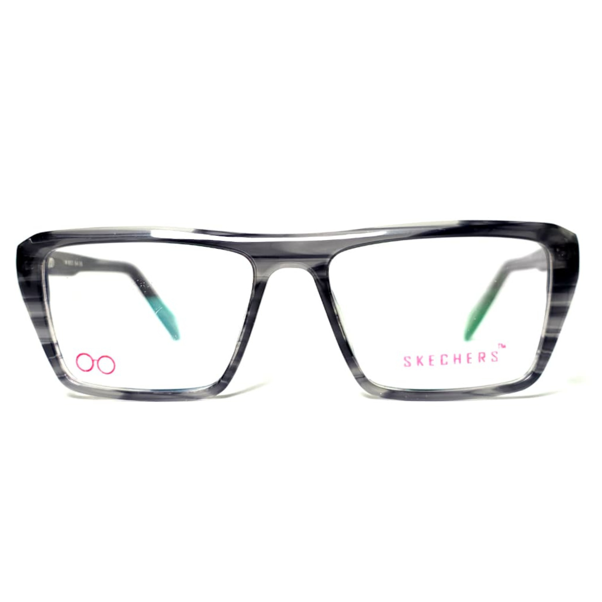 Skechers Men's Anti-Blue Light Rectangle Eyeglasses M653 53-18 Grey - Image 4