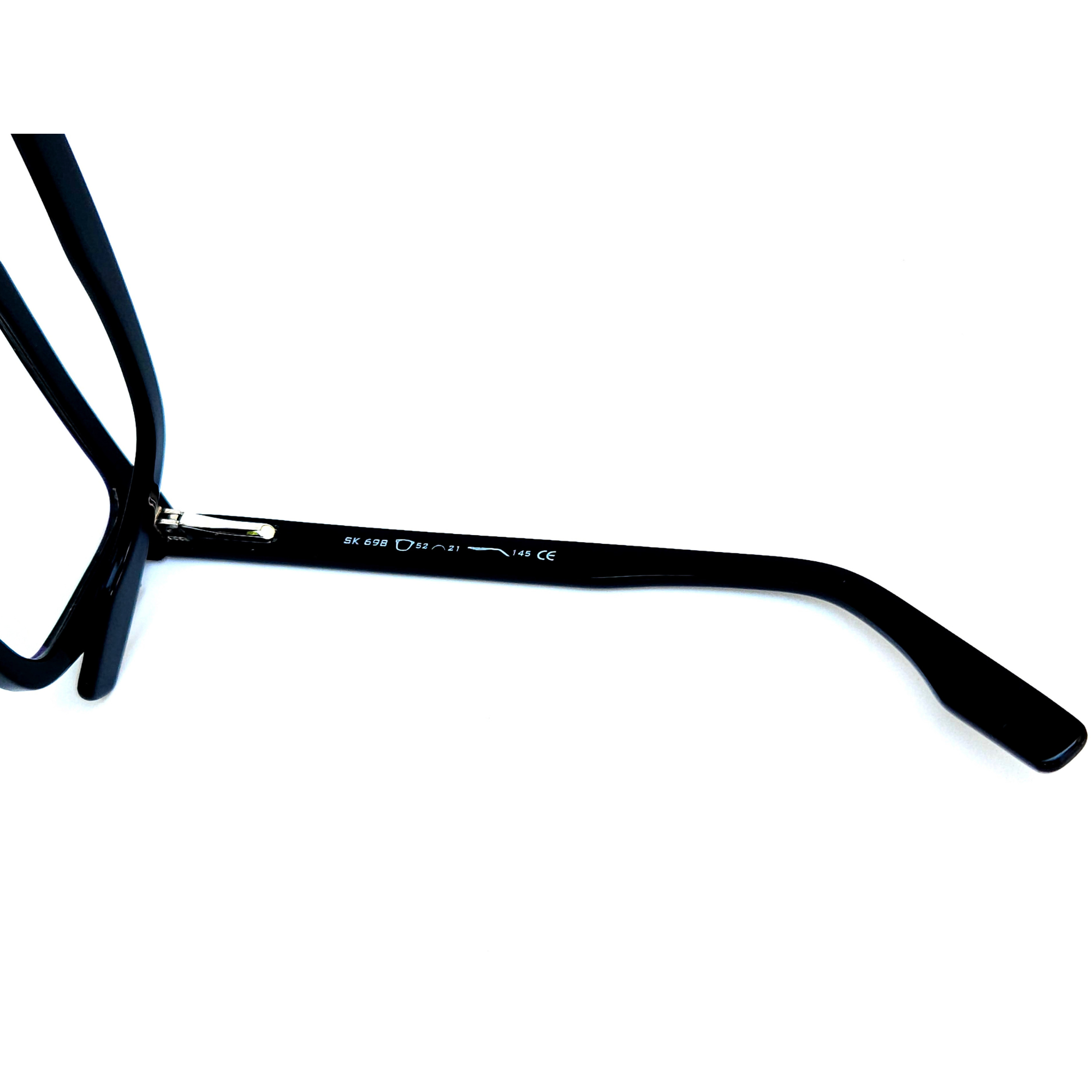 Skechers Men's Anti-Blue Light Square Eyeglasses SK698 52-21 Black - Image 5