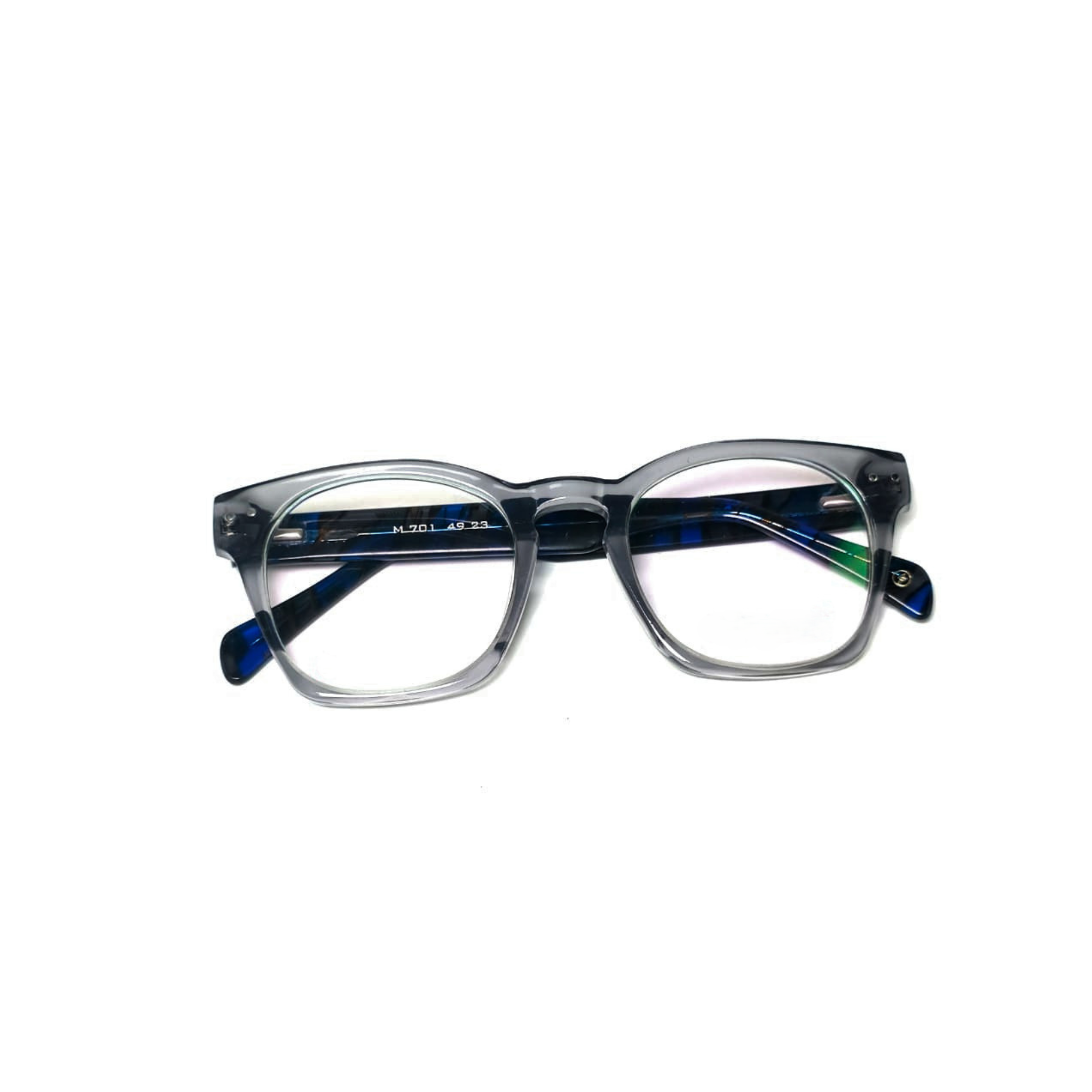 Skechers Anti-Blue Light Acetate Round Eyeglasses M701 49-23 Grey - Image 5