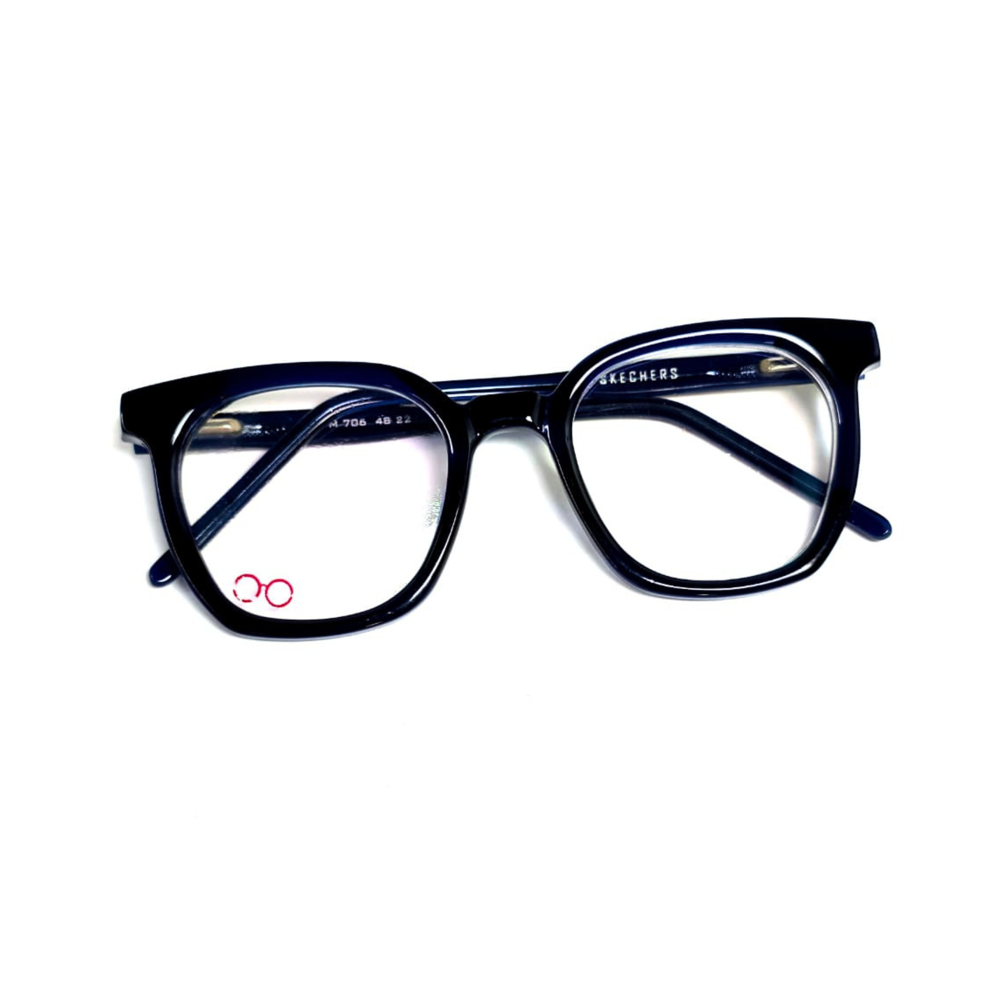Skechers Anti-Blue Light Premium Acetate Panto Eyeglasses M706 48-22 - Image 5