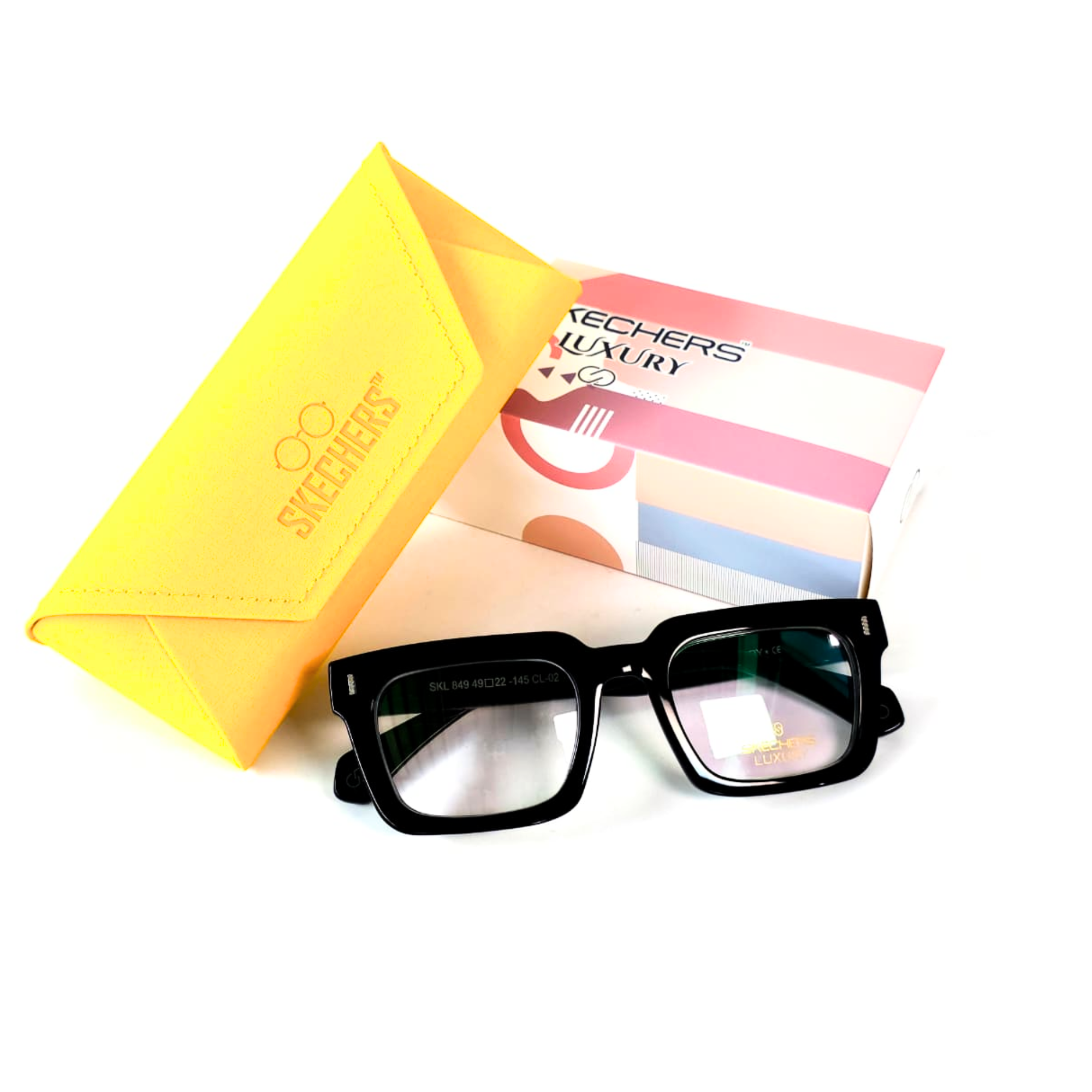Skechers Luxury SKL849 Premium Acetate Rectangle Eyeglasses Frame | 49-22 - Image 5