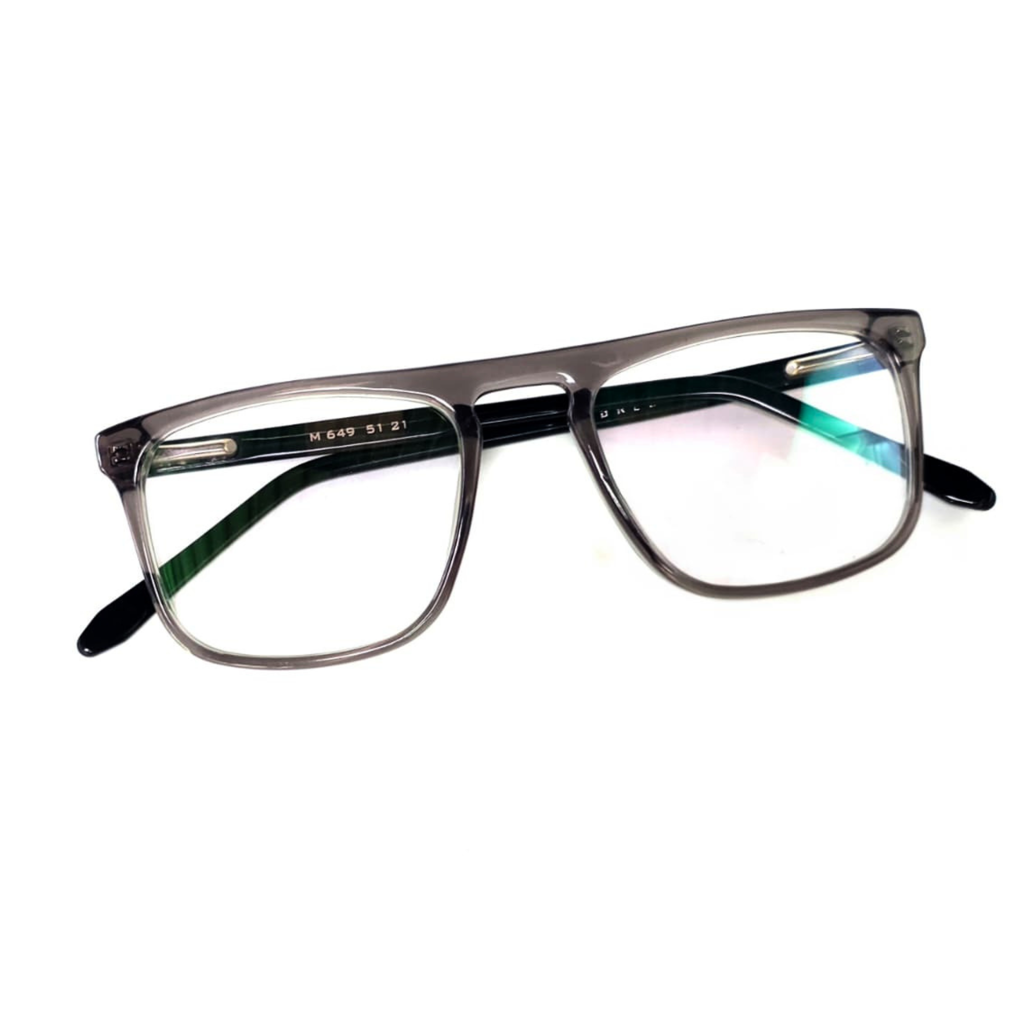 Skechers Men's Anti-Blue Light Navigator Eyeglasses M649 51-21 Grey - Image 5