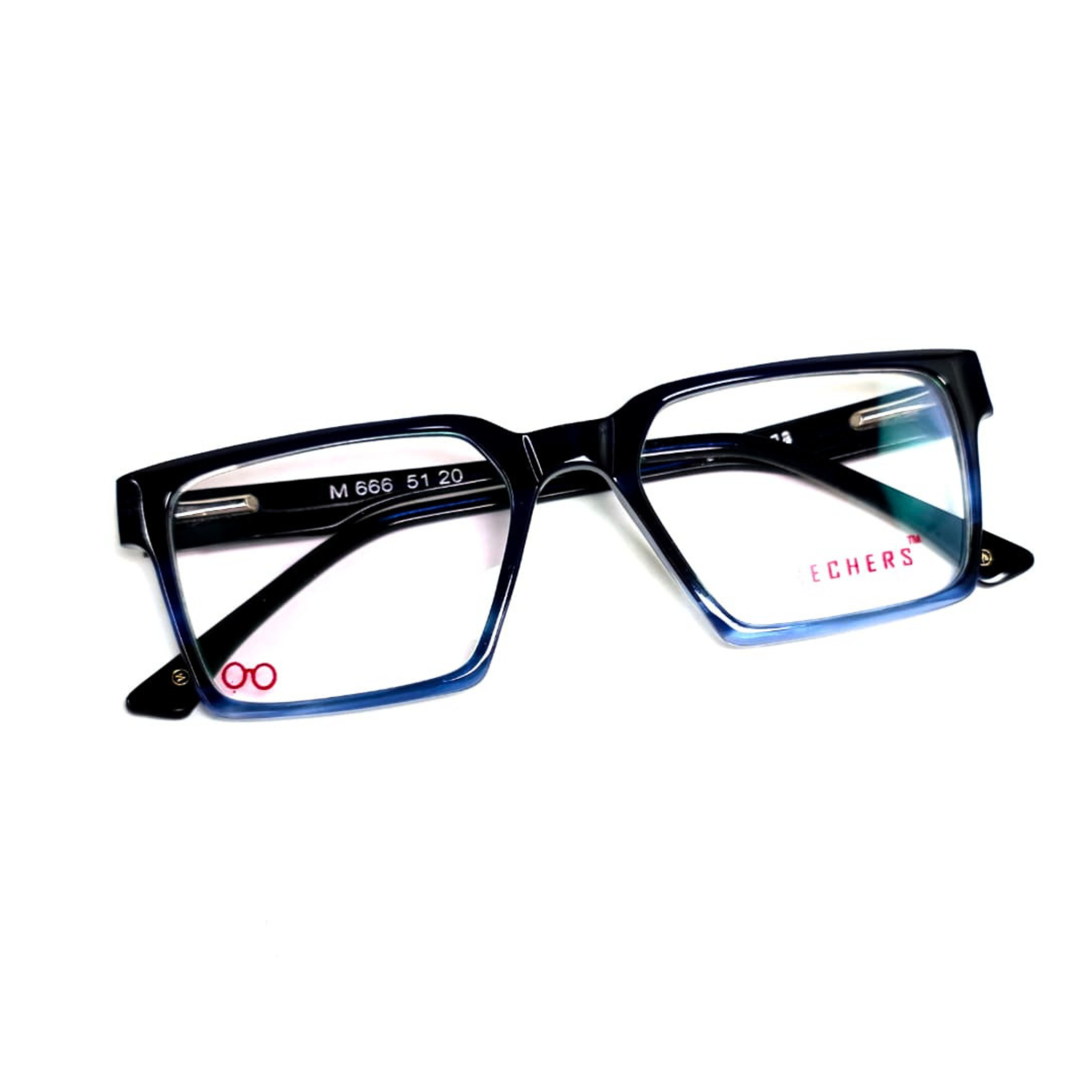 Skechers Men's Anti-Blue Light Square Eyeglasses M666 51-20 - Image 5