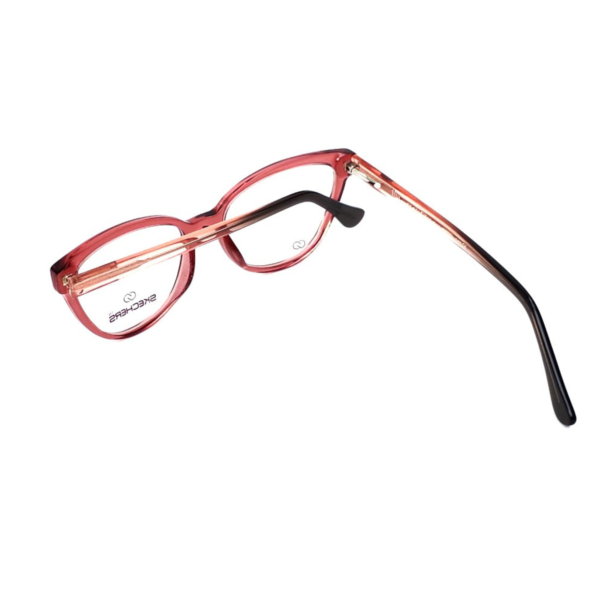 Skechers Women's Anti-Blue Light Round Eyeglasses M691 52 Pink - Image 2