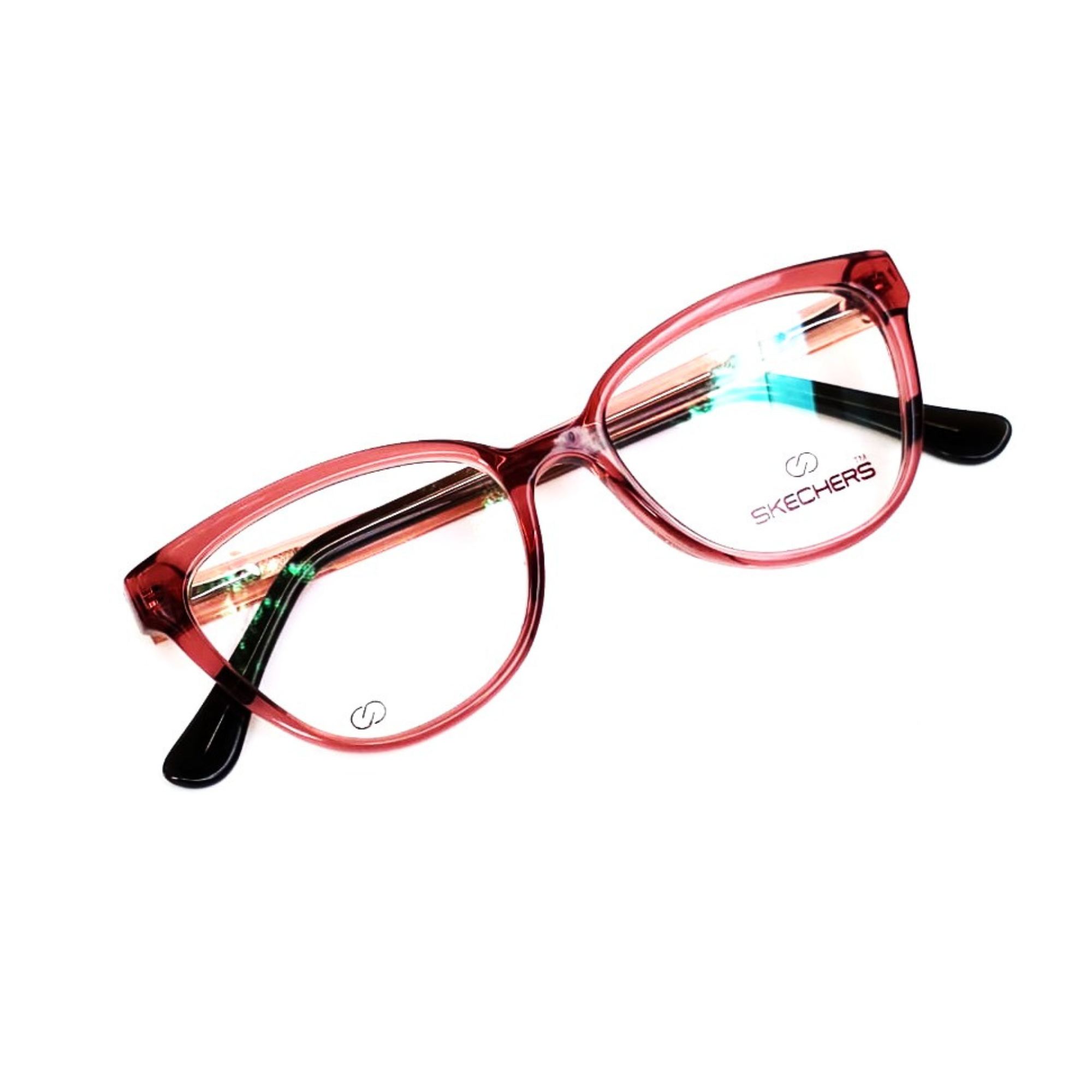 Skechers Women's Anti-Blue Light Round Eyeglasses M691 52 Pink - Image 4